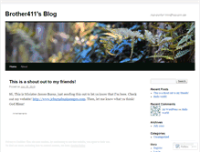 Tablet Screenshot of brother411.wordpress.com