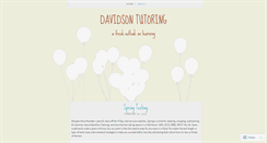 Desktop Screenshot of davidsontutoring.wordpress.com