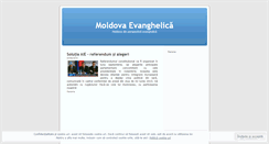 Desktop Screenshot of moldovaevanghelica.wordpress.com