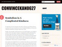 Tablet Screenshot of convincekan0627.wordpress.com