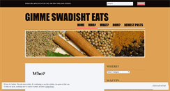 Desktop Screenshot of gimme1swadisht2eats.wordpress.com