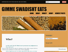 Tablet Screenshot of gimme1swadisht2eats.wordpress.com