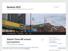 Tablet Screenshot of newham2012.wordpress.com