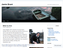 Tablet Screenshot of jamiemurraygrant.wordpress.com