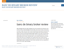 Tablet Screenshot of ibridge.bancdebinarybrokerreview.wordpress.com