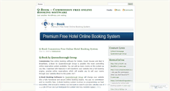 Desktop Screenshot of onlinebookingsystem.wordpress.com