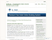 Tablet Screenshot of onlinebookingsystem.wordpress.com