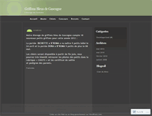 Tablet Screenshot of griffonsbleus.wordpress.com