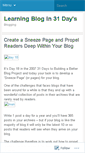 Mobile Screenshot of 31dayblog.wordpress.com
