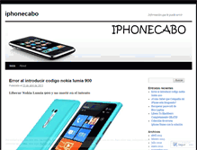 Tablet Screenshot of iphonecabo.wordpress.com