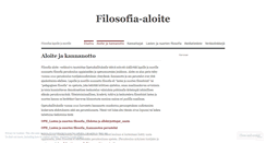 Desktop Screenshot of filoaloite.wordpress.com