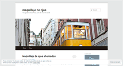 Desktop Screenshot of ojosmaquillaje.wordpress.com