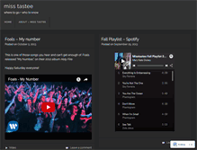 Tablet Screenshot of mrstastee.wordpress.com