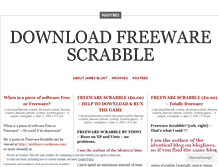 Tablet Screenshot of freewarescrabbledownload.wordpress.com