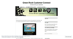 Desktop Screenshot of greenrockcustomerconnect.wordpress.com