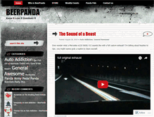 Tablet Screenshot of beerpanda.wordpress.com