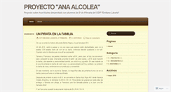 Desktop Screenshot of anaalcolea.wordpress.com