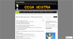 Desktop Screenshot of cosasnostras.wordpress.com