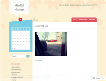 Tablet Screenshot of mindfullymusing.wordpress.com