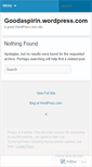 Mobile Screenshot of goodaspirin.wordpress.com