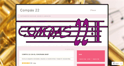 Desktop Screenshot of compas22.wordpress.com