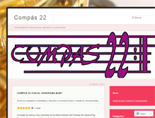 Tablet Screenshot of compas22.wordpress.com