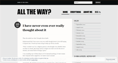 Desktop Screenshot of johnedwardholloway.wordpress.com
