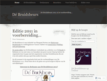 Tablet Screenshot of debruidsbeurs.wordpress.com