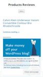 Mobile Screenshot of productsreviewshw.wordpress.com