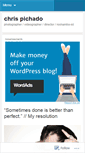 Mobile Screenshot of chrispichado.wordpress.com