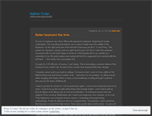 Tablet Screenshot of nathanefuller.wordpress.com