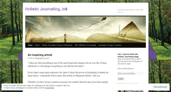 Desktop Screenshot of holisticjournaling.wordpress.com