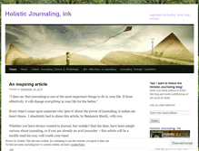 Tablet Screenshot of holisticjournaling.wordpress.com