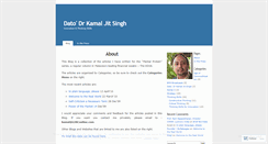 Desktop Screenshot of kamaljitsingh.wordpress.com