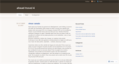 Desktop Screenshot of aheadtravel4.wordpress.com