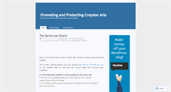 Desktop Screenshot of croydonarts.wordpress.com