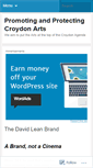 Mobile Screenshot of croydonarts.wordpress.com