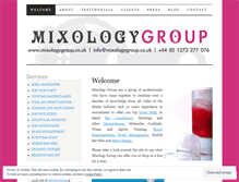 Tablet Screenshot of mixologygroup.wordpress.com