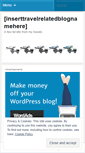 Mobile Screenshot of inserttravelrelatedblognamehere.wordpress.com