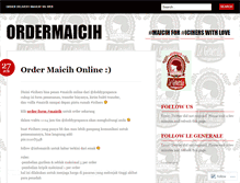 Tablet Screenshot of ordermaicih.wordpress.com