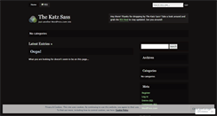 Desktop Screenshot of katzsass.wordpress.com