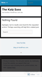 Mobile Screenshot of katzsass.wordpress.com