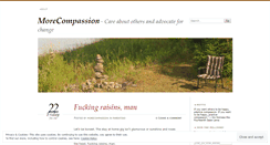 Desktop Screenshot of morecompassion.wordpress.com
