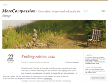 Tablet Screenshot of morecompassion.wordpress.com