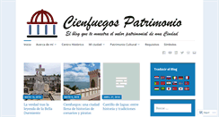 Desktop Screenshot of cienfuegospatrimonio.wordpress.com