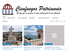 Tablet Screenshot of cienfuegospatrimonio.wordpress.com