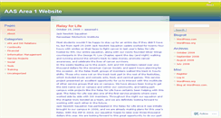 Desktop Screenshot of aasarea01.wordpress.com