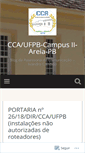 Mobile Screenshot of ccaufpb.wordpress.com