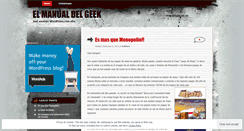 Desktop Screenshot of laguiadelgeek.wordpress.com
