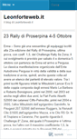 Mobile Screenshot of leonforte.wordpress.com